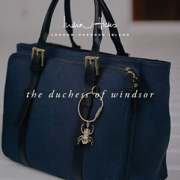 India Hicks Duchess of Windsor - Navy - New - Picture 2 of 11